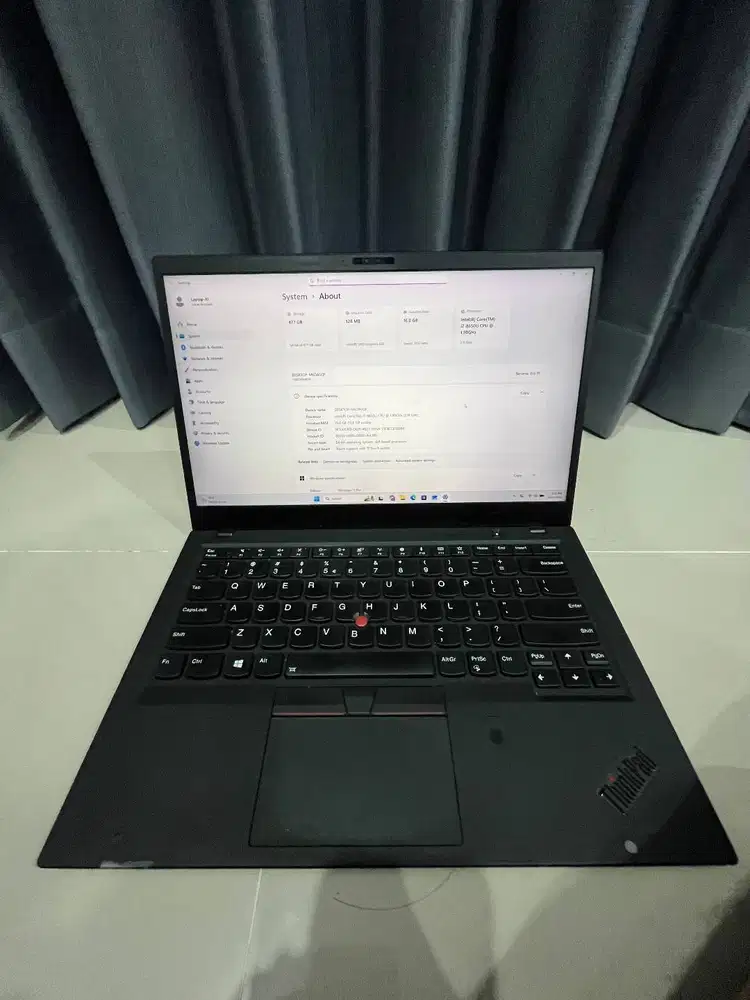 Lenovo ThinkPad X1 | Intel Core i7 Gen 8 | RAM 16GB | SSD 512GB