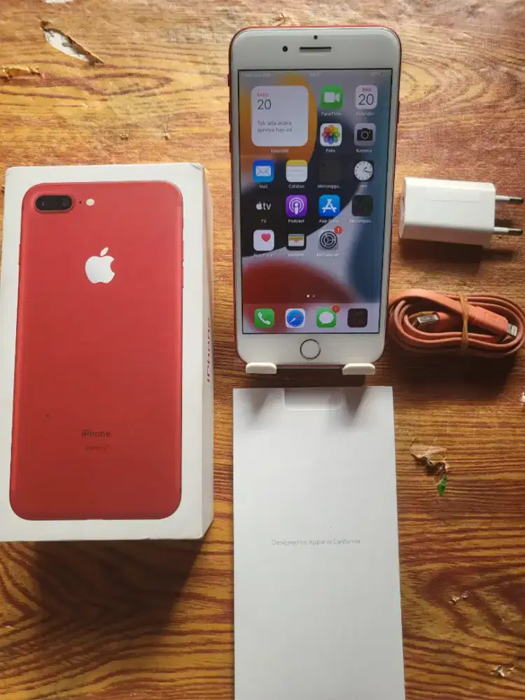 Iphone 8 64gb red inter fullset normal all operator