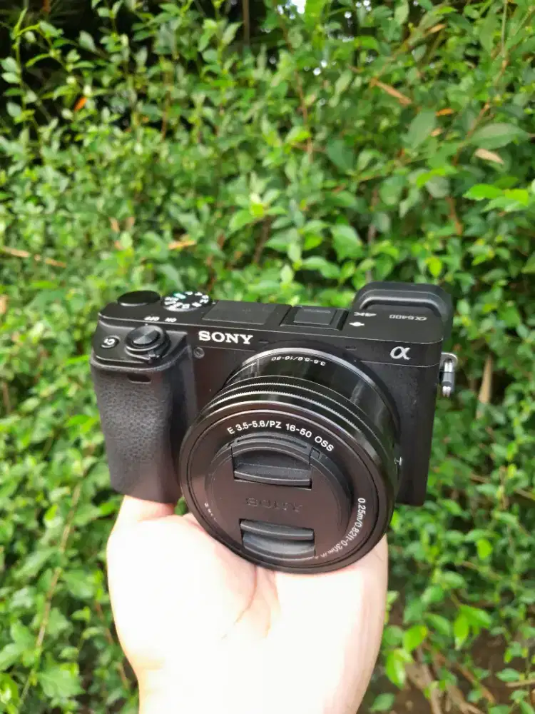 Kamera sony a6400 lensa kit mulus