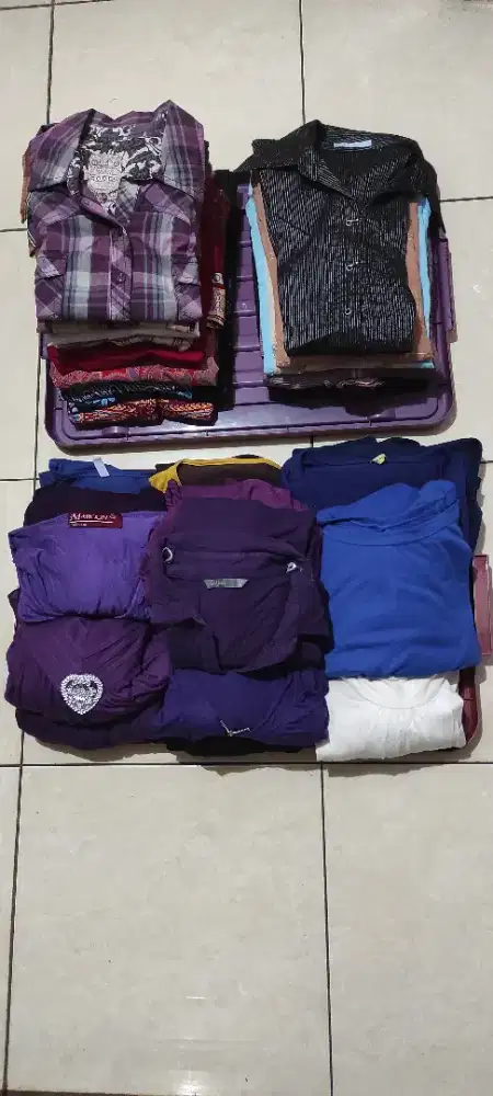 Kaos Wanita Preloved 20 pcs