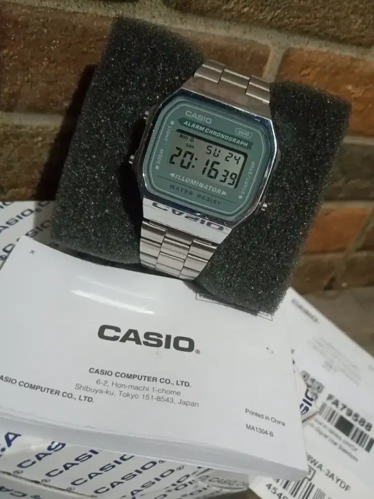 Casio A168WA Vintage Good Condition