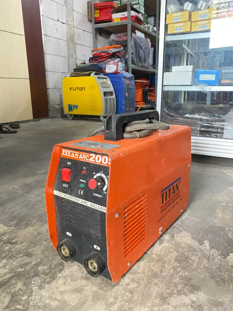 MESIN LAS BEKAS MMA 200A TITAN ARC 200 AMPERE SMAW STIK LISTRIK IGBT