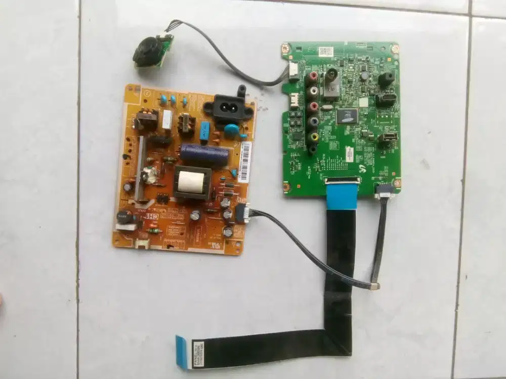Mainboard + Psu + tombol power Tv LED Samsung UA32FH4003 Normal