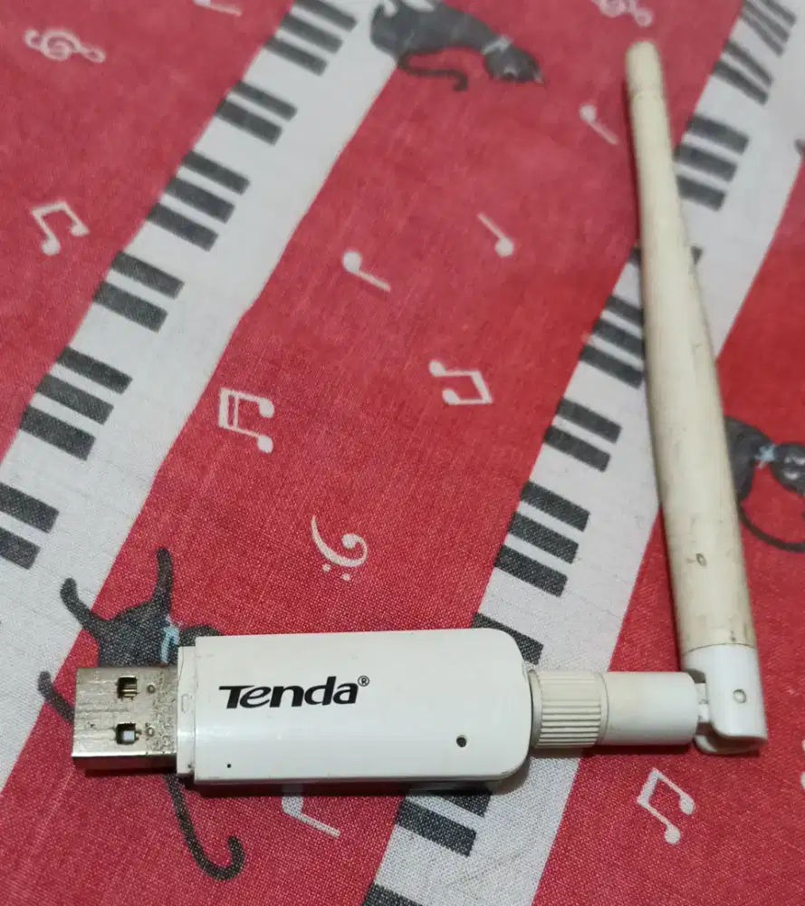 USB Wireless Wi-Fi Adapter Tenda U1 Antena High-Gain – Normal Murah