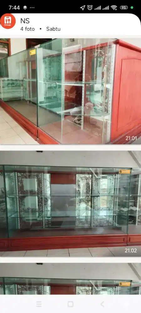 DI JUAL ESTALASE VARIASI KAYU JATI