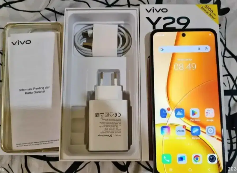 Vivo y29 fullset ram 8+8/256 kondisi mulus