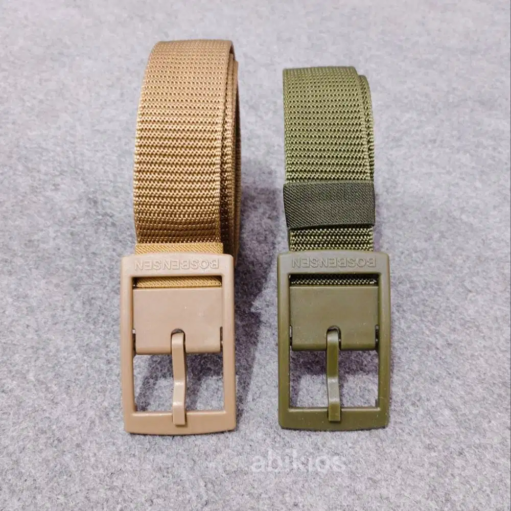 Tali Pinggang Pria Anti X Ray Model Tusuk Nylon Kuat cerah FTP202