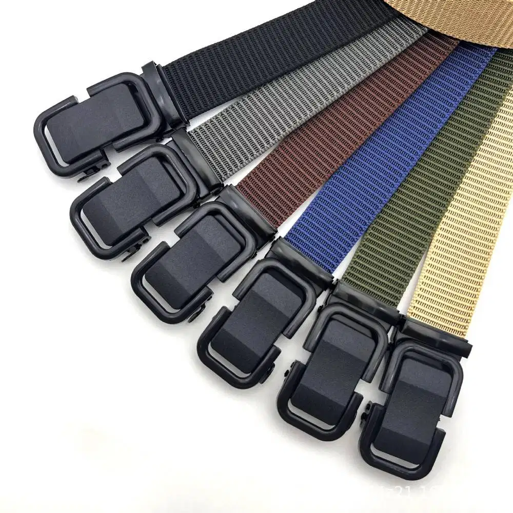 Ikat Pinggang Pria Kanvas Gesper Rel Otomatis Tactical Belt FTP005