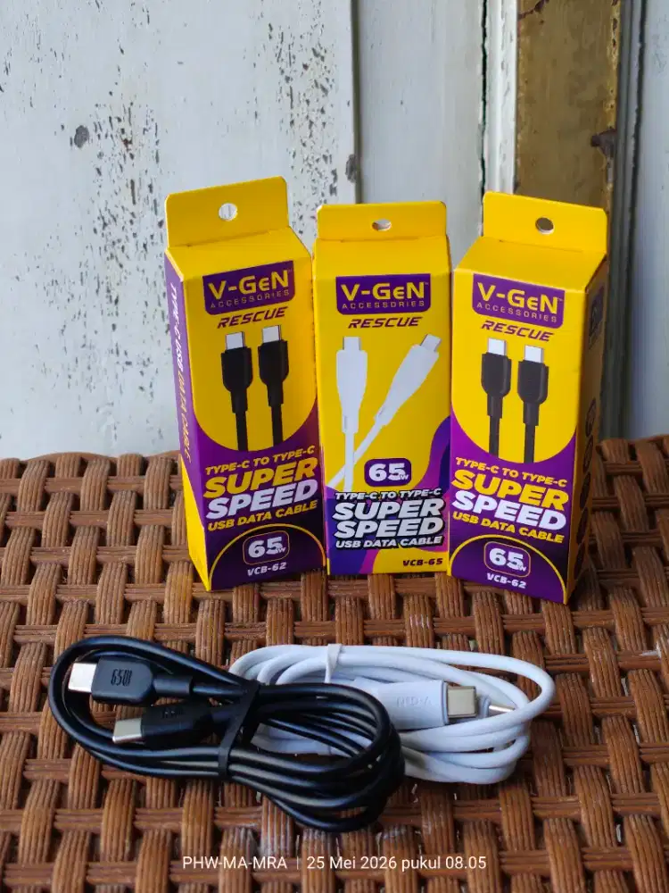 Kabel V-Gen 65watt SUPER FAST CHARGING