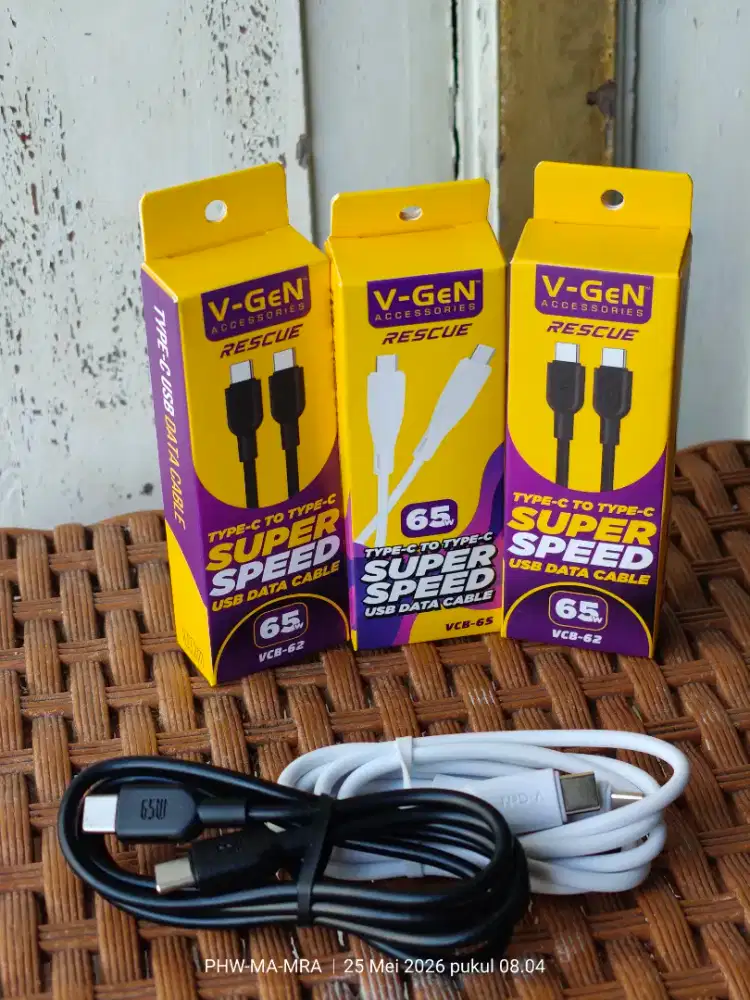 Kabel C to C V-Gen 65watt ( BISA COD )