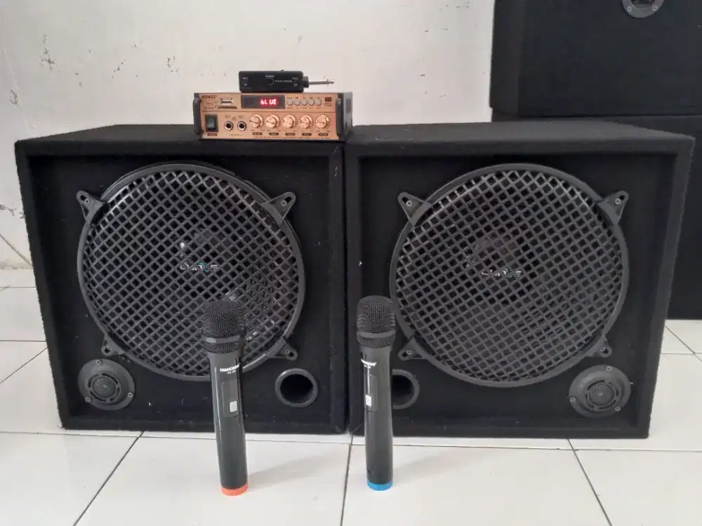 Paket sound karaoke 12 in stereo wireless
