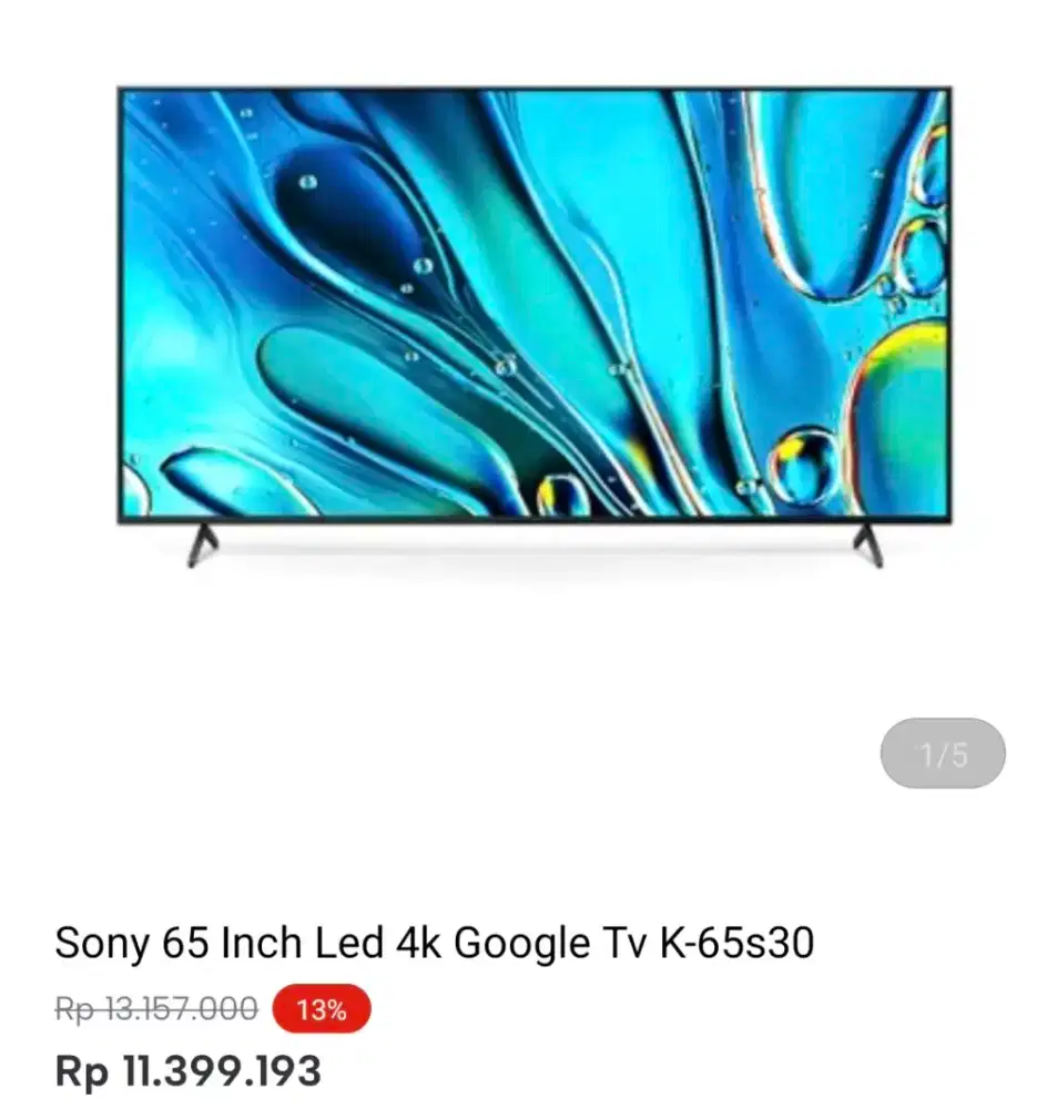 SONY GOOGLE TV 65INCH PROMO