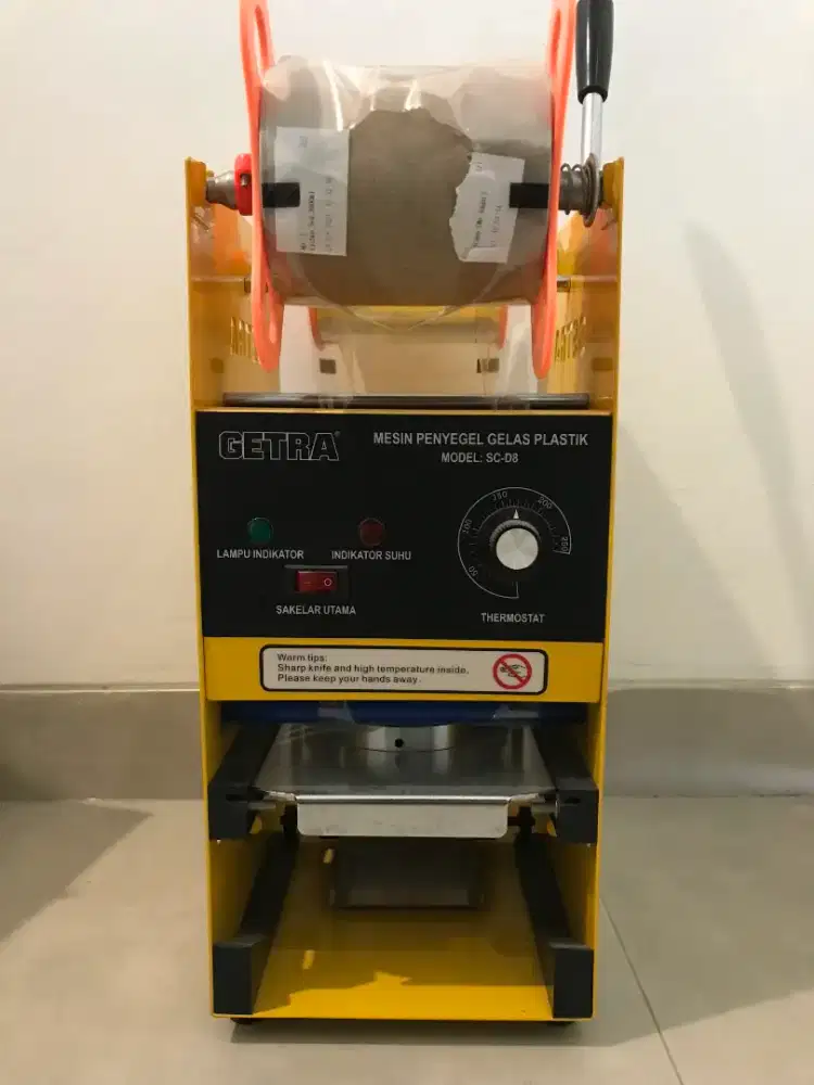 Mesin Cup Sealer Getra SC-D8 - Aset F&B Siap Pakai