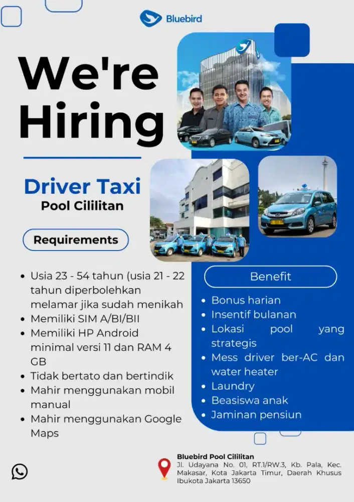 LOWONGAN PEKERJAAN DRIVER