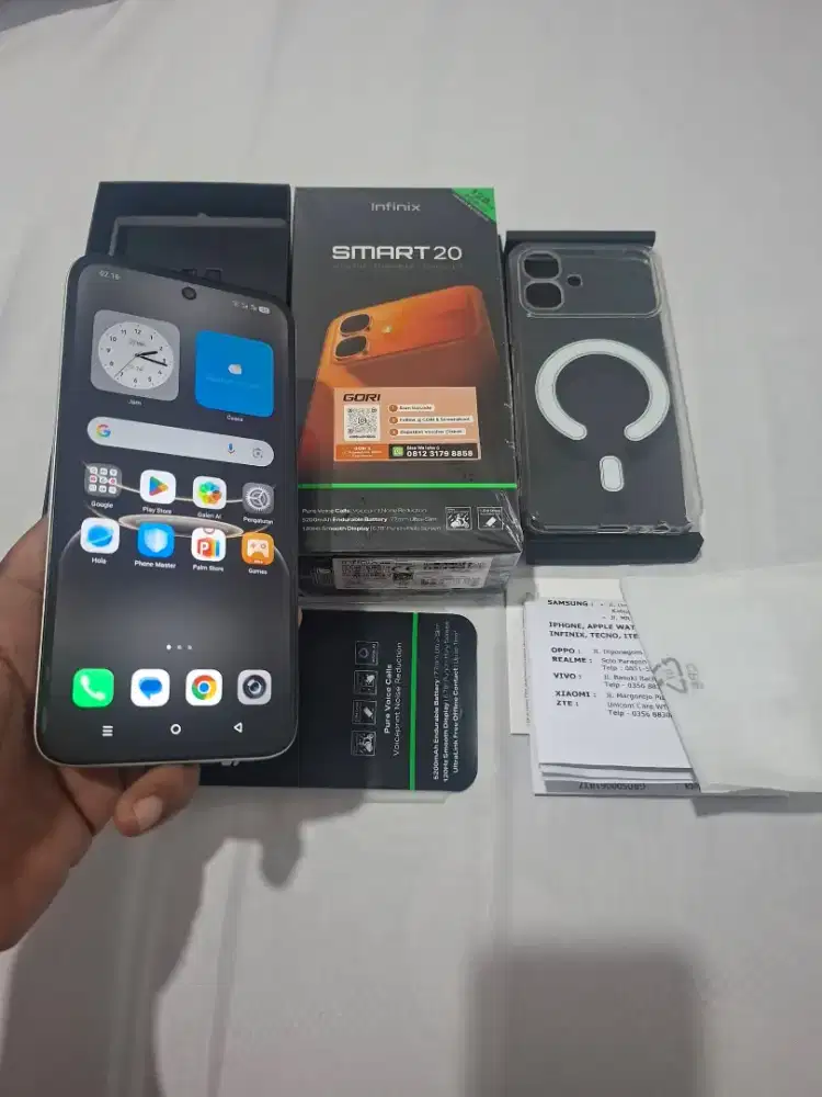 Infixin SMART 20 RAM 4+4/128GB Garansi ON Maret 2027 istimewa 99%