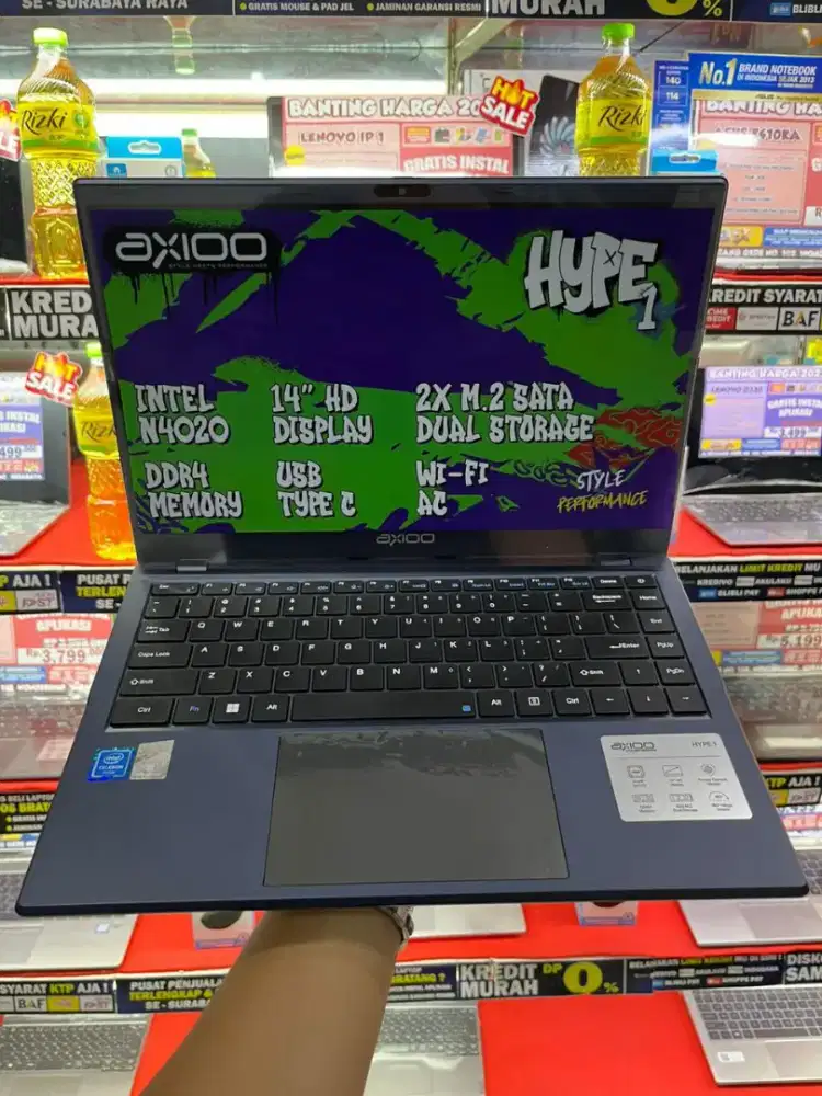 LAPTOP NEW AXIOO HYPE 1 HARGA MURAH MERIAH ;)