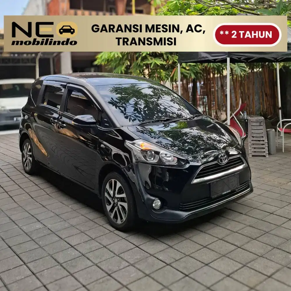 TOYOTA SIENTA 1.5 V CVT 2016 HITAM METALIK