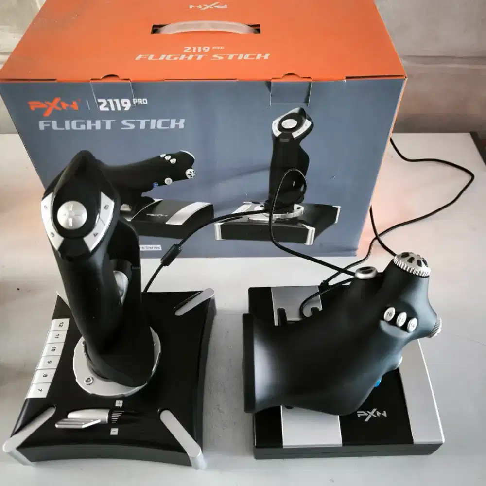 Jual santai Flight Joystick PXN 2119 Pro like new.