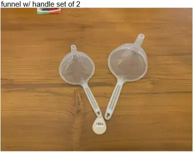 funnel w/ handle set of 2