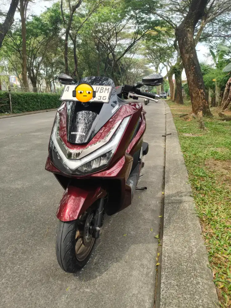 Pcx 160cc ABS merah burgondy