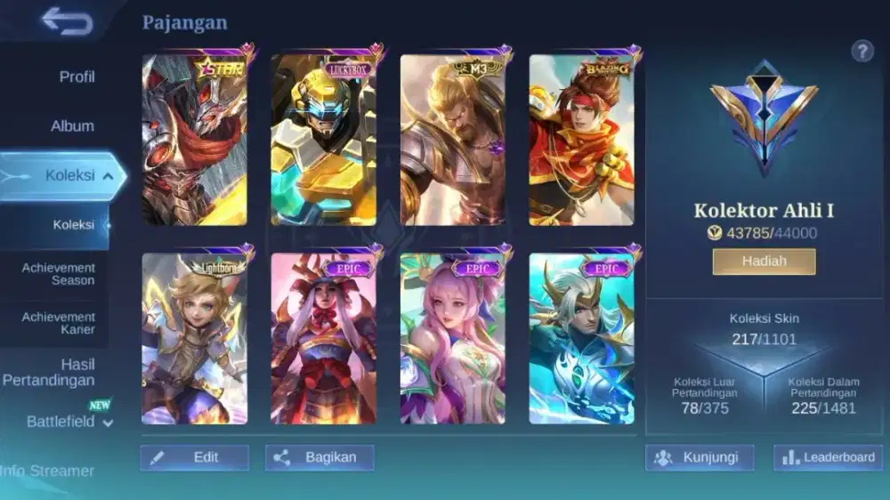 Akun ml versi jungler nego tipis