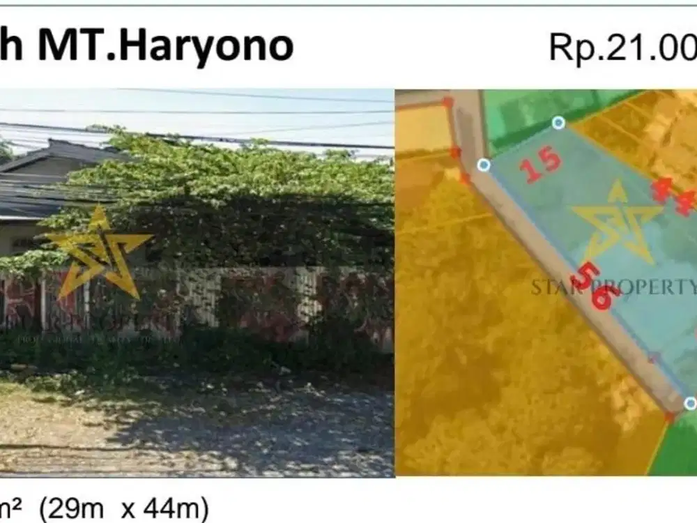 DIJUAL TANAH STRATEGIS MT. HARYONO