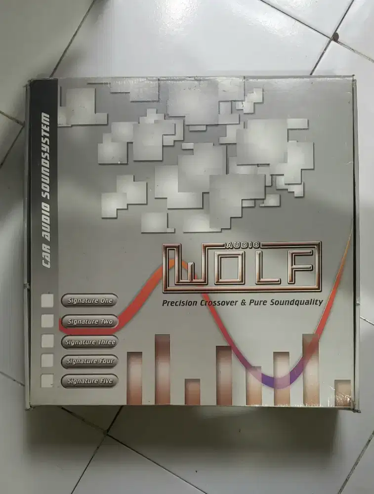 Dijual speaker 3 way cubiq wolf