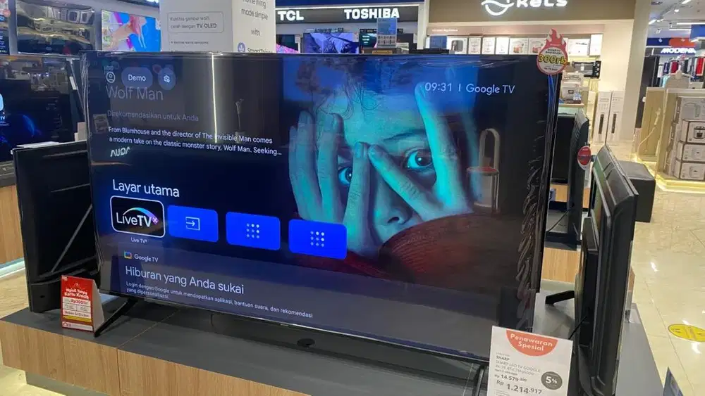 SHARP 4K 75 inch