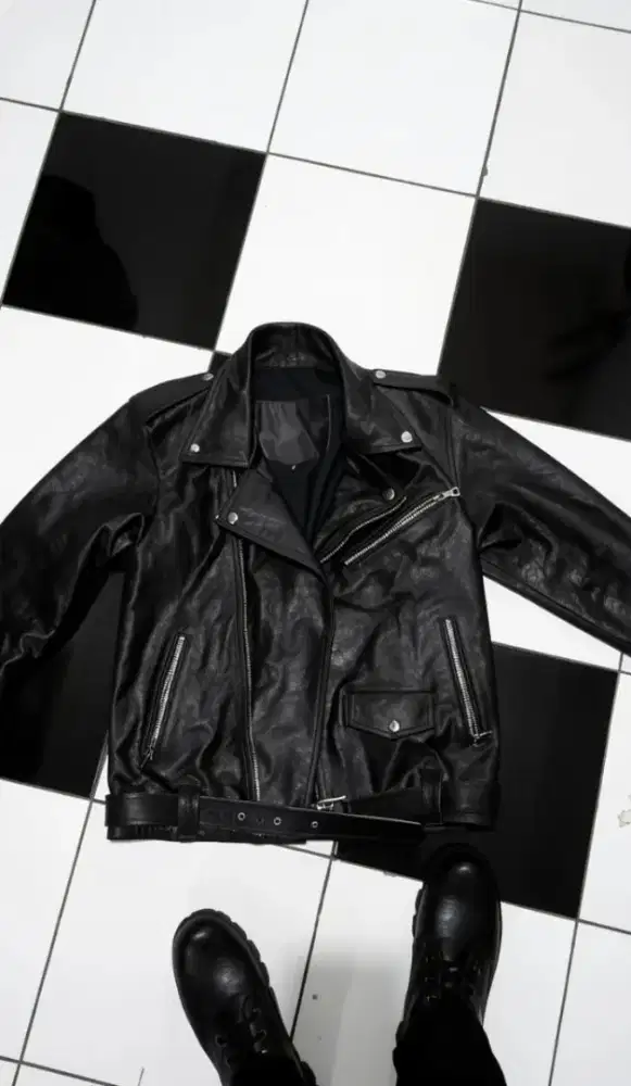 Jaket Dk Kulit Asli