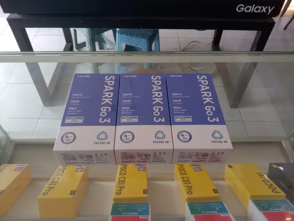 [ Fast respon WA ] Tecno Spark GO3 4+4/64 Garansi resmi 13bln