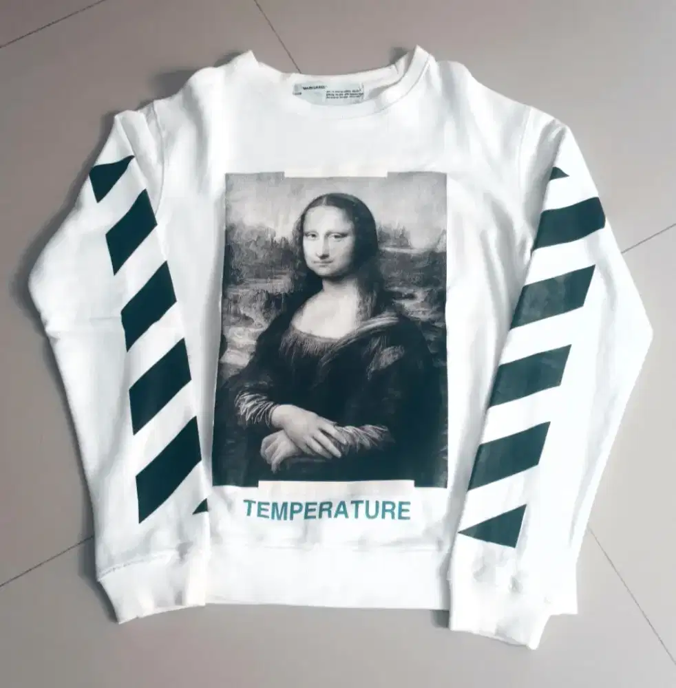 CREWNECK OFF WHITE MONALISA
