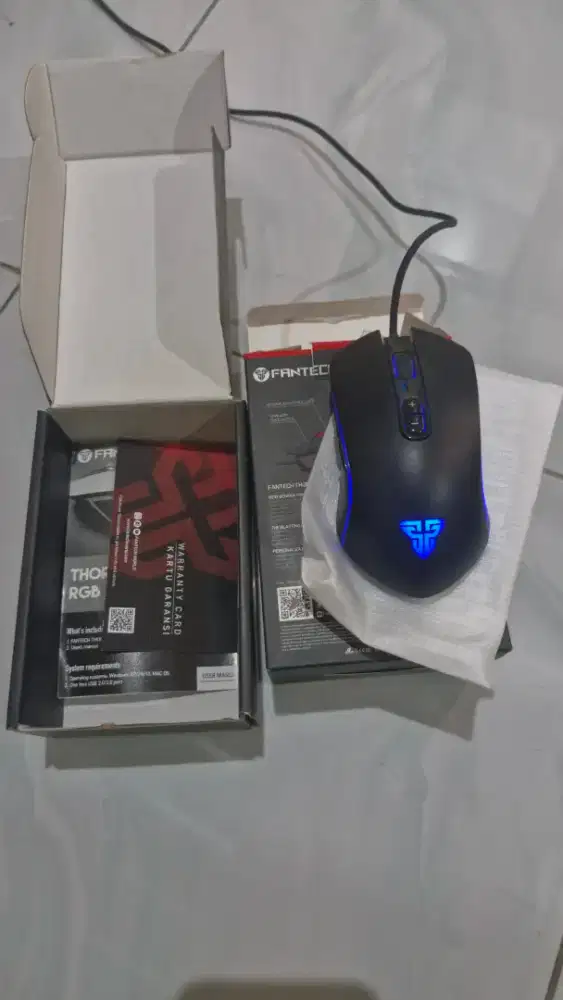 Mouse merk Fantech Thor x9 RGB