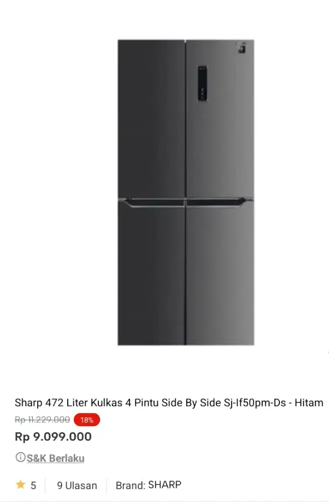 kulkas promo bisa cicilan syarat ktp tanpa dp bayar bulan depan