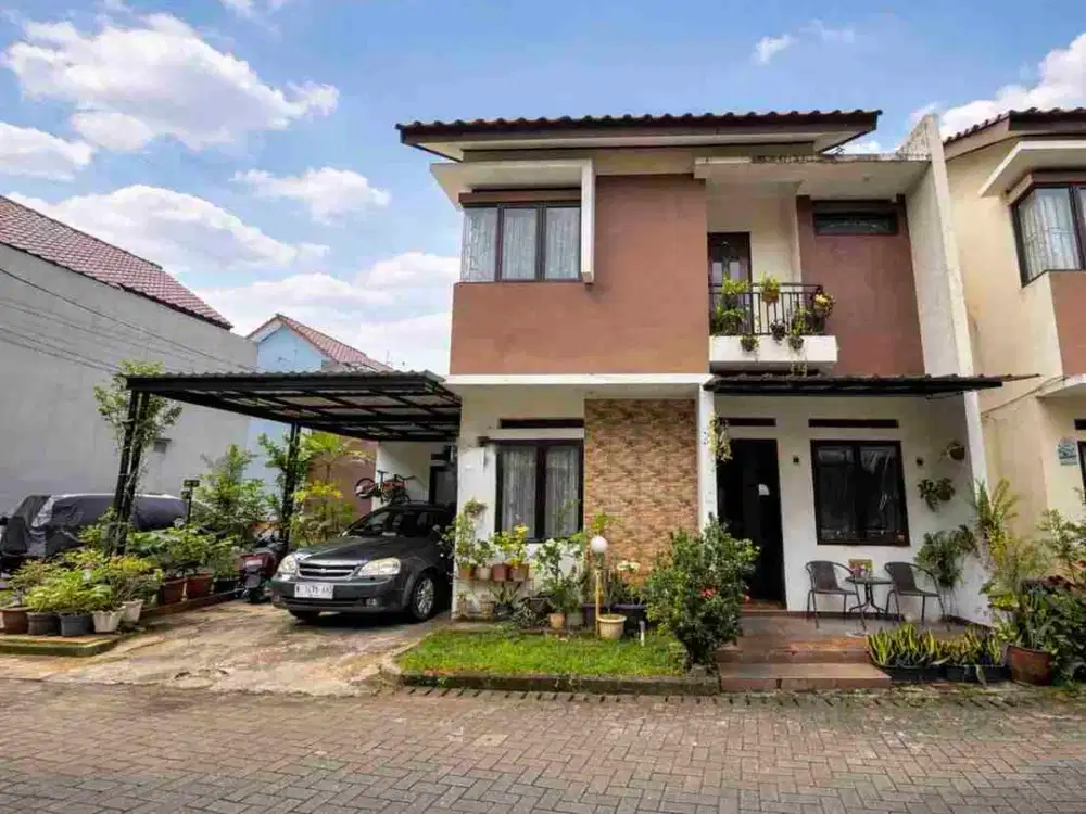 Rumah nyaman di cluster dekat MRT  Lebak bulus Cirendeu