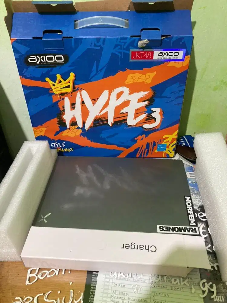 Axioo Hype 3 G11 Ram 8/256GB Pemakaian Baru 3 Bulan Garansi On Fullset