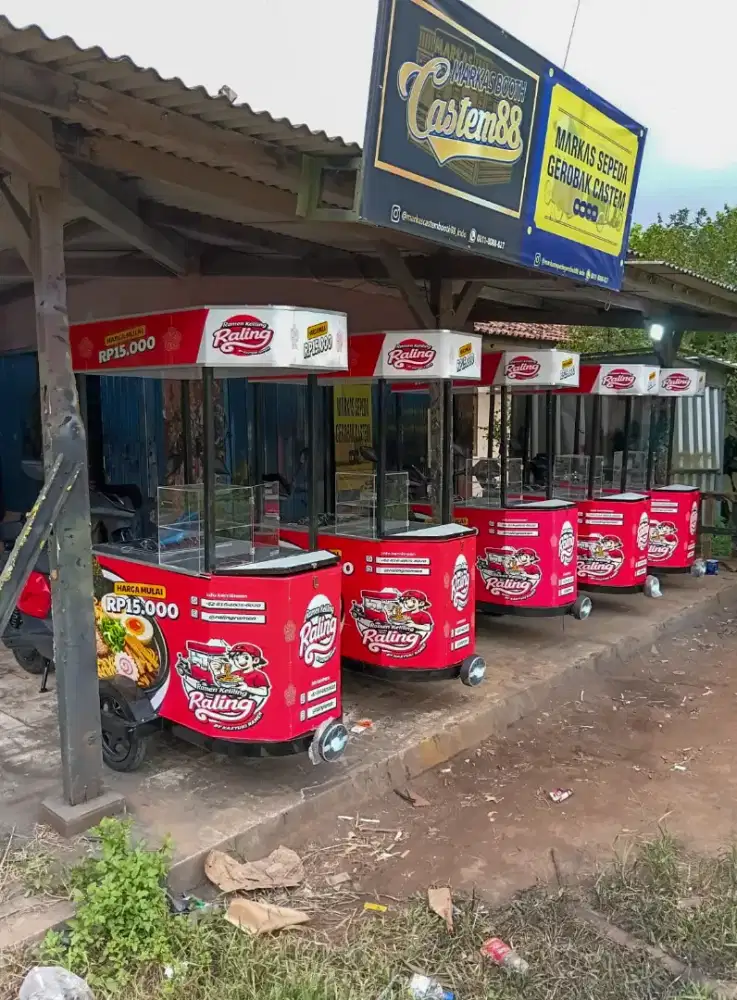 SEPEDA GEROBAK/SEPEDA LISTRIK GEROBAK /SEPEDA GEROBAK KOPI KELILING