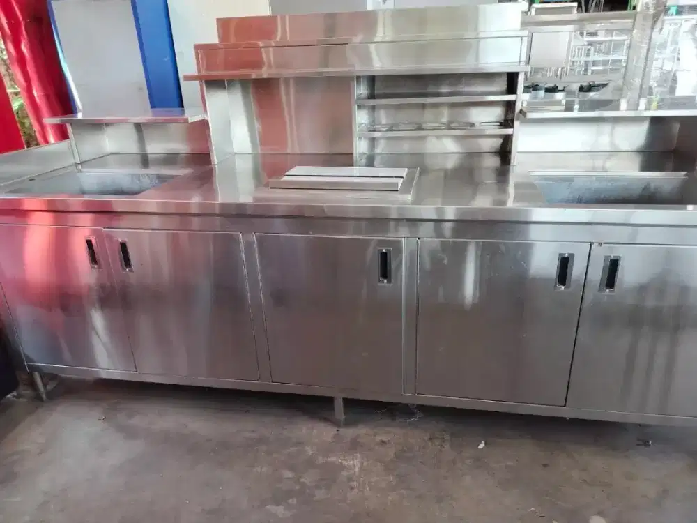 Sink ice bin station P250 L80 T85 Sink P50 L40 T30 Ice bin P42 L32 T23