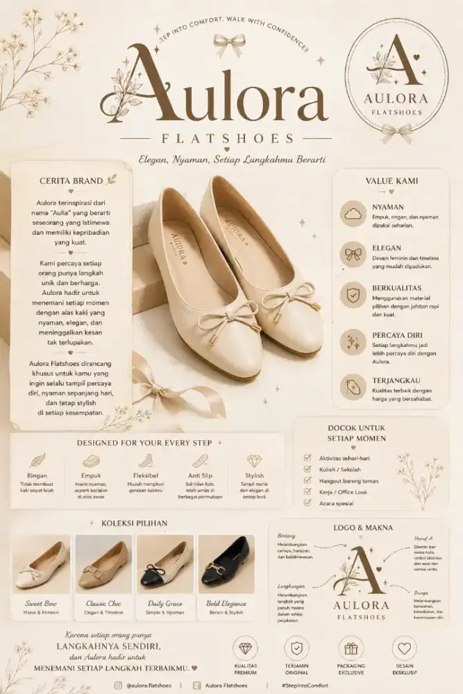 Sepatu Aulora Flatshoes