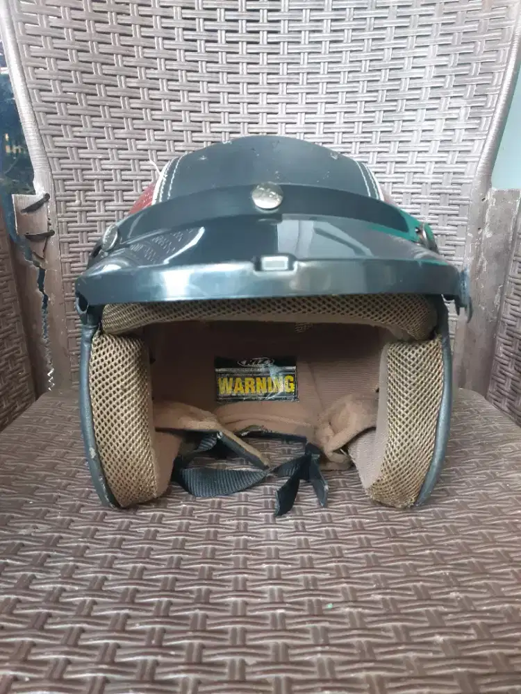 HELM CLASSIC/BOGO RIZ WARNA MERAH SIZE L