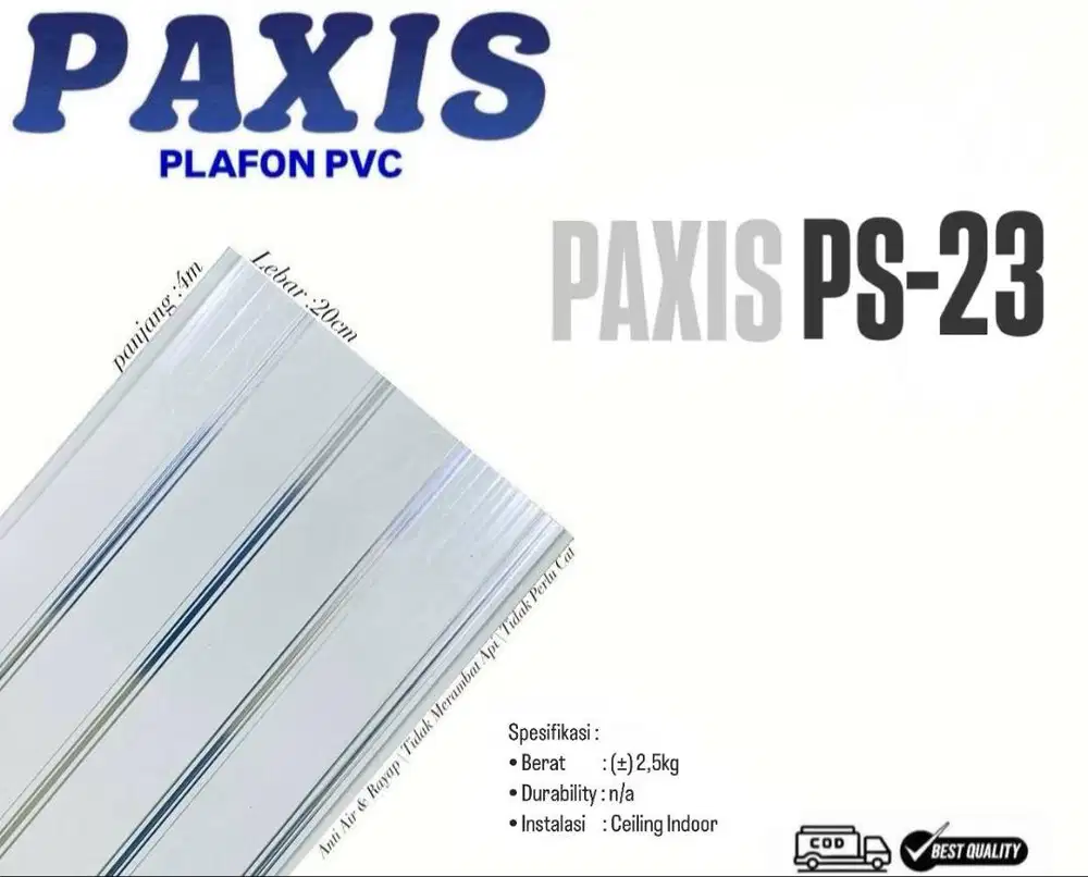 Paxis Plafon PVC kode : PS.23L
