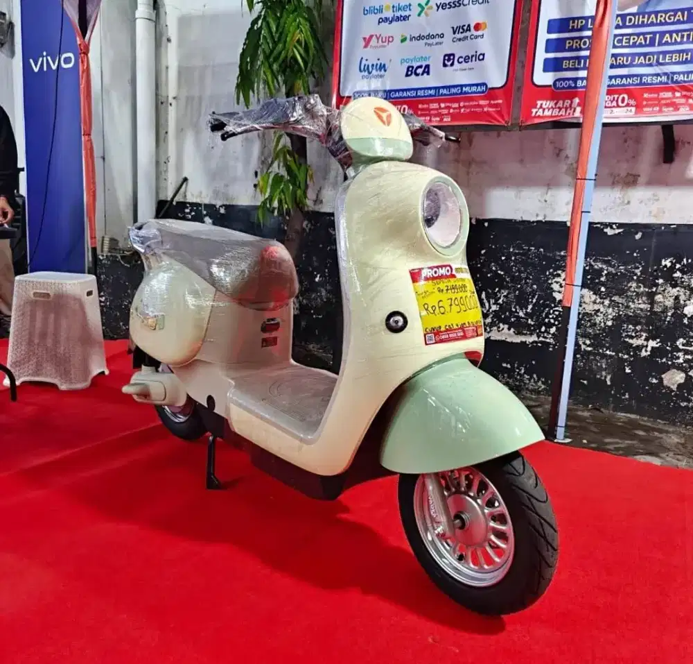 PROMO AKHIR BULAN SEPEDA LISTRIK ANTI AIR YADEA MIA DISKON HINGGA 500