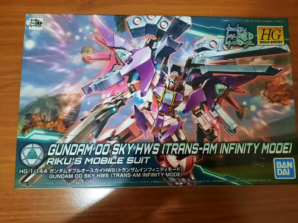 Gundam HG Build Divers 1/144 00 Sky HWS