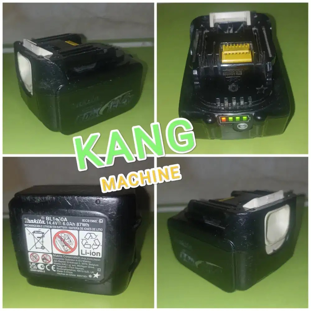 Baterai Makita 14.4V 6.0ah (bisa masuk ke unit 18V)