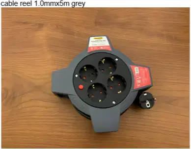 cable reel 1.0mmx5m grey