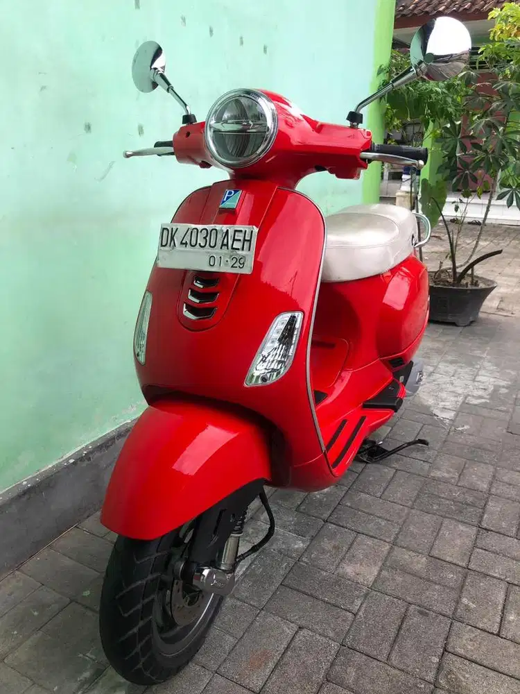 Vespa Lx Th.2024 merah mulus!!