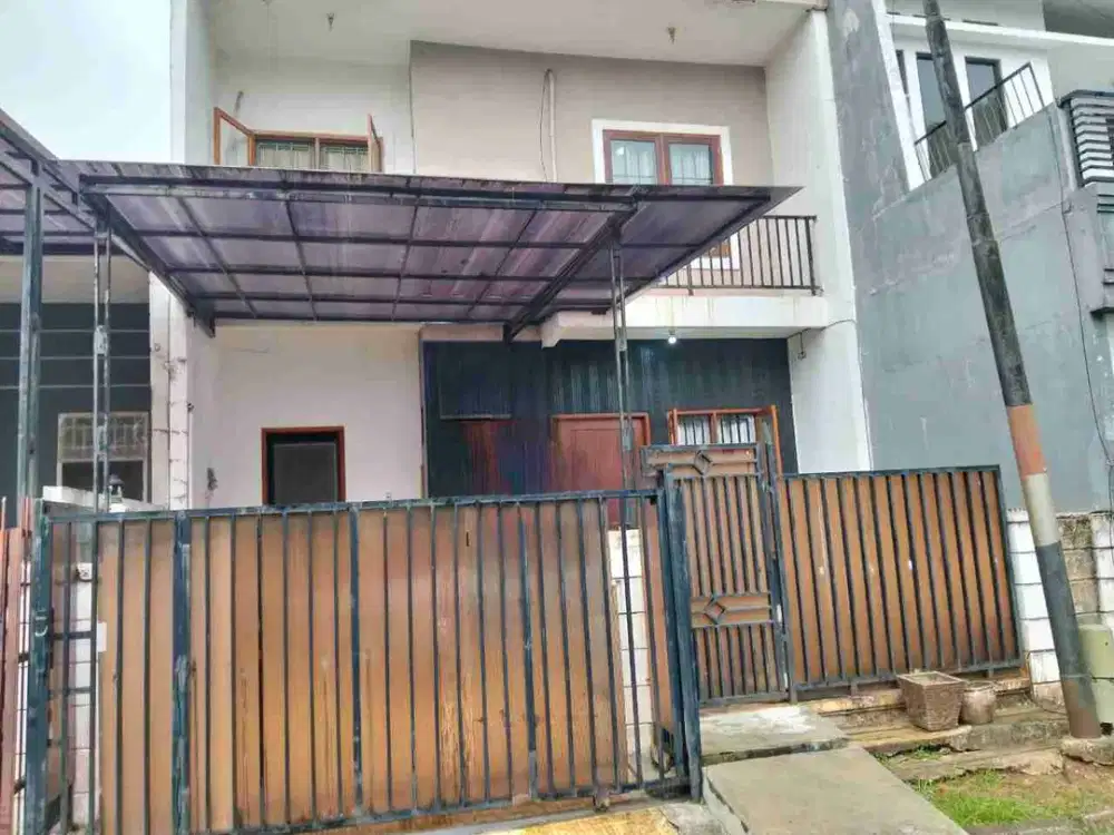 dijual rumah 2 lantai siap huni standar taman modern cakung