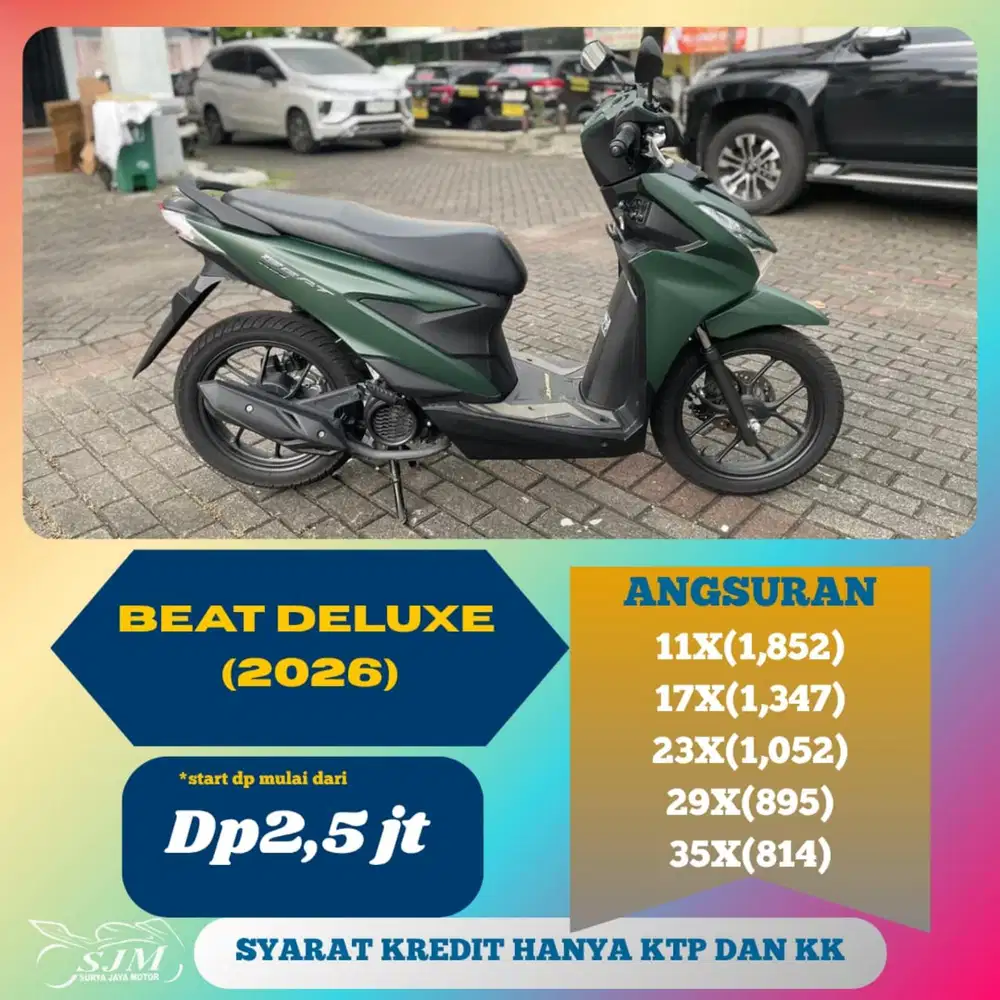 HONDA BEAT DELUXE 2026 MESIN HALUS
