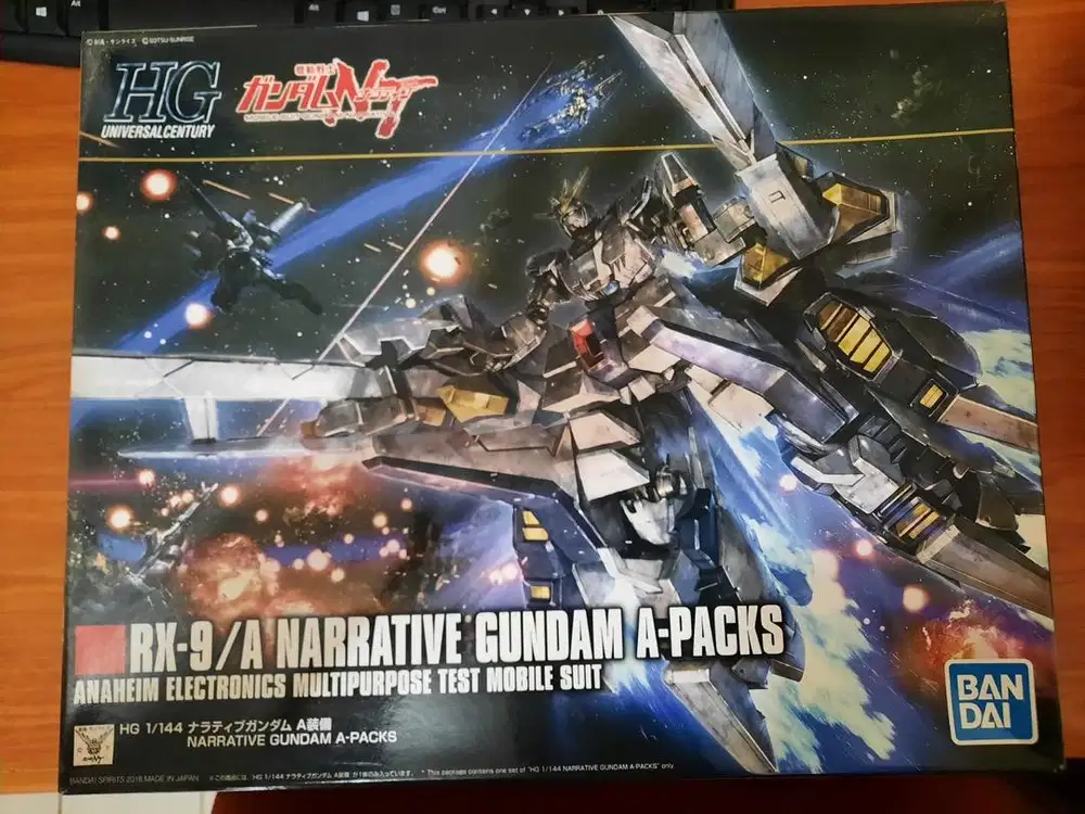 Bandai HGUC 1/144 Narrative Gundam A-Packs