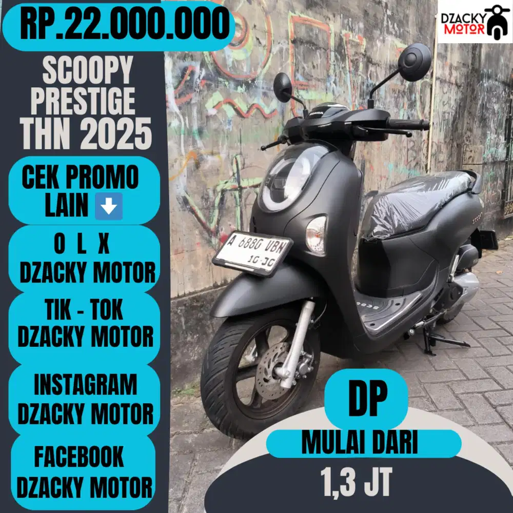 SCOOPY PRESTIGE THN 2025 SECOND LIKE NEW