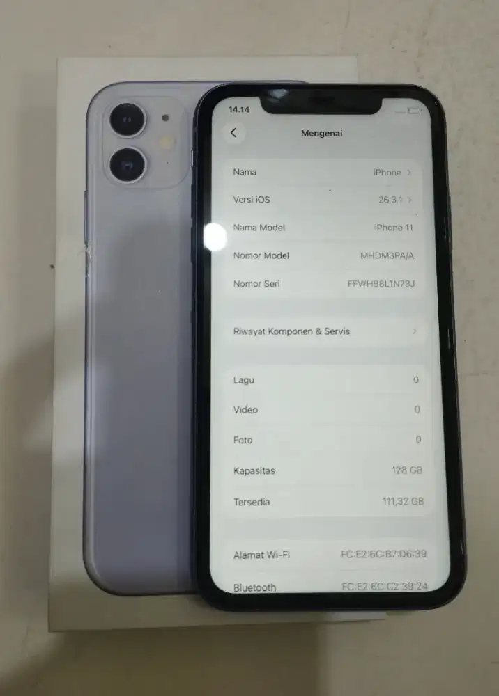 IPHONE 11 PURPLE IBOX
